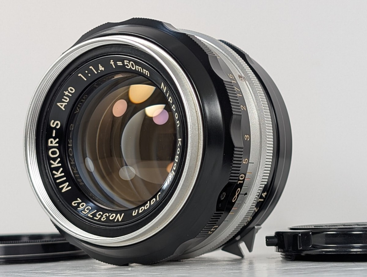 Nikon ニコン 単焦点レンズ NIKKOR-S Auto 5.8cm 58mm F1.4 ケース付き