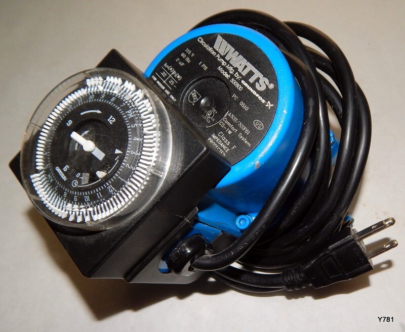 PUMP ONLY Watts 115V 60Hz Class F Circulation Pump 500800 | eBay