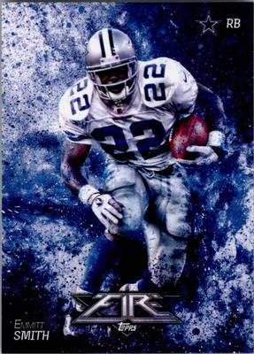 2014 Topps Fire #1 Emmitt Smith Cowboys