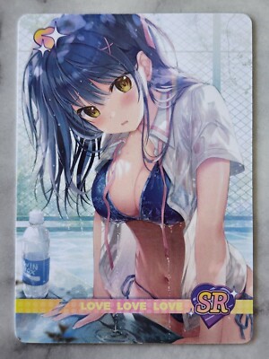 Goddess Date SR Card Selection Swimsuit  Waifu Story Butterfly Box