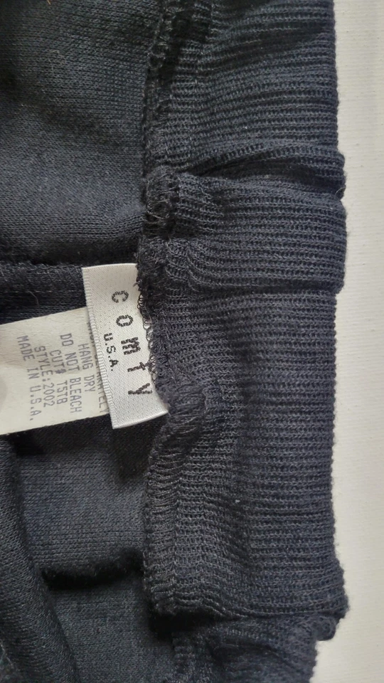 Comfy USA Set Of 3 Womens M Black Midi Skirt Top Crew Neck Cardigan (Legendlook) - Image 2 of 4