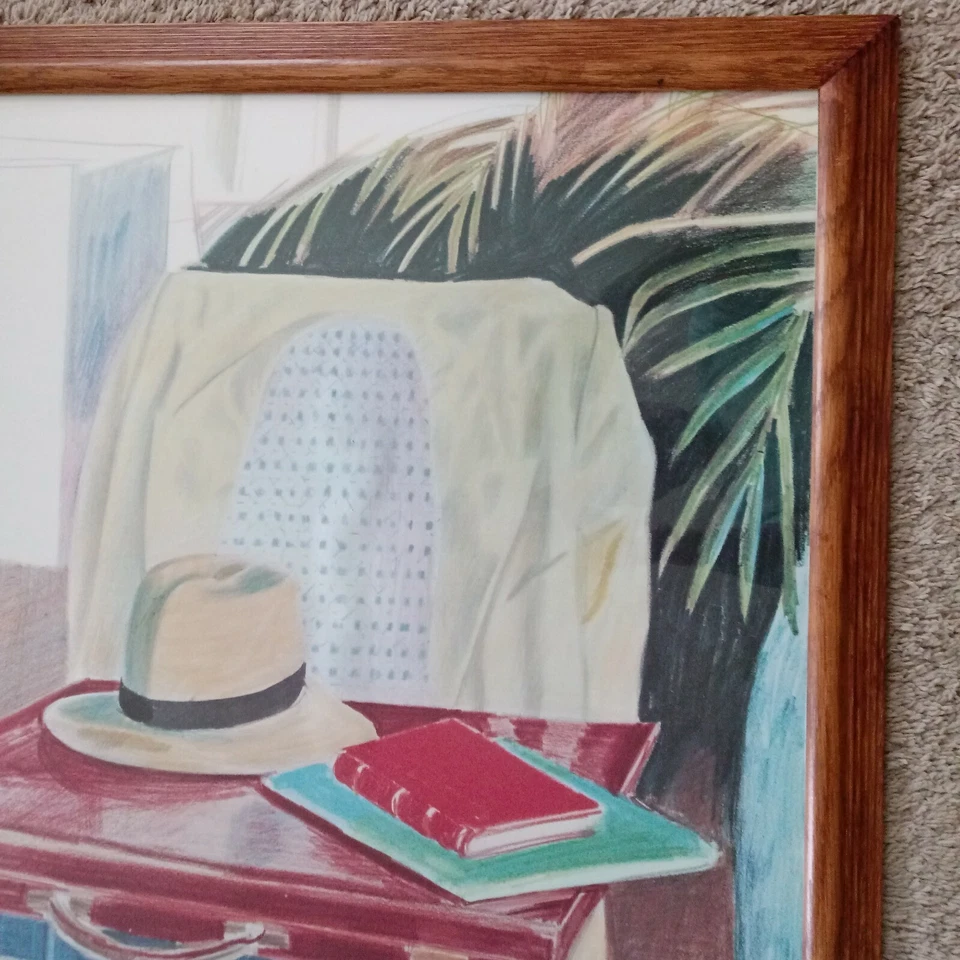 1980 DAVID HOCKNEY PosterART"TAJ HOTEL ROOM BOMBAY"GREY GALLERY,NY UNIVERSITY,NY - Image 3 of 4