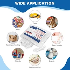 WORKPRO 100-pack Full Size Hot Glue Sticks Multipurpose for Art Craft 0.43" x 4"