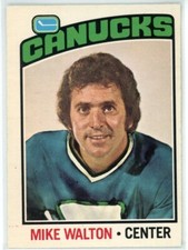 Mike Walton 1976-77 O Pee Chee Hockey #98 Miscut