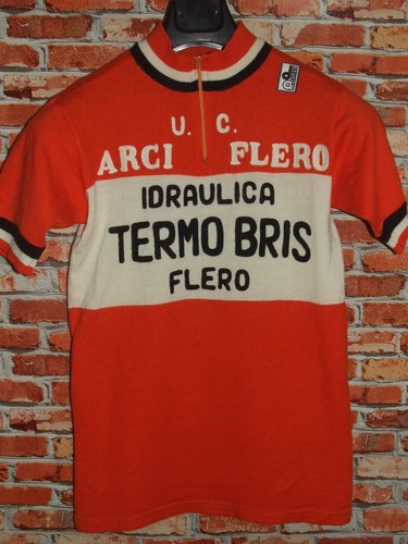Maillot Vélo Haut Cyclisme Eroica Vintage 70'S Magl. Danois