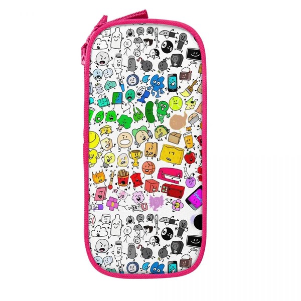 Estuche para lápices BFDI/Battle For Dream Island caja de lápices bolígrafo taquilla unisex