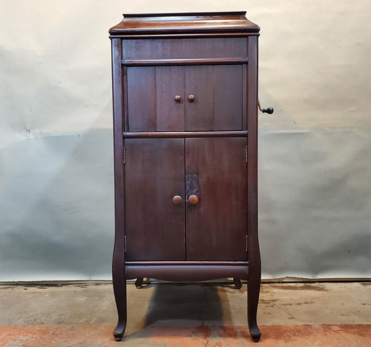 (アンティーク 小型電蓄)MODEL 3100 GRAFONOLA Antique Columbia Grafonola Phonograph, Hand Crank, Plays 78