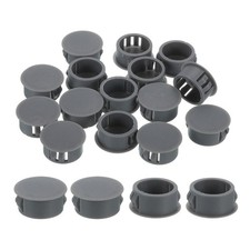 18Pcs 18mm(23/32") Flush Type Panel Round Snap in Fastener, Gray