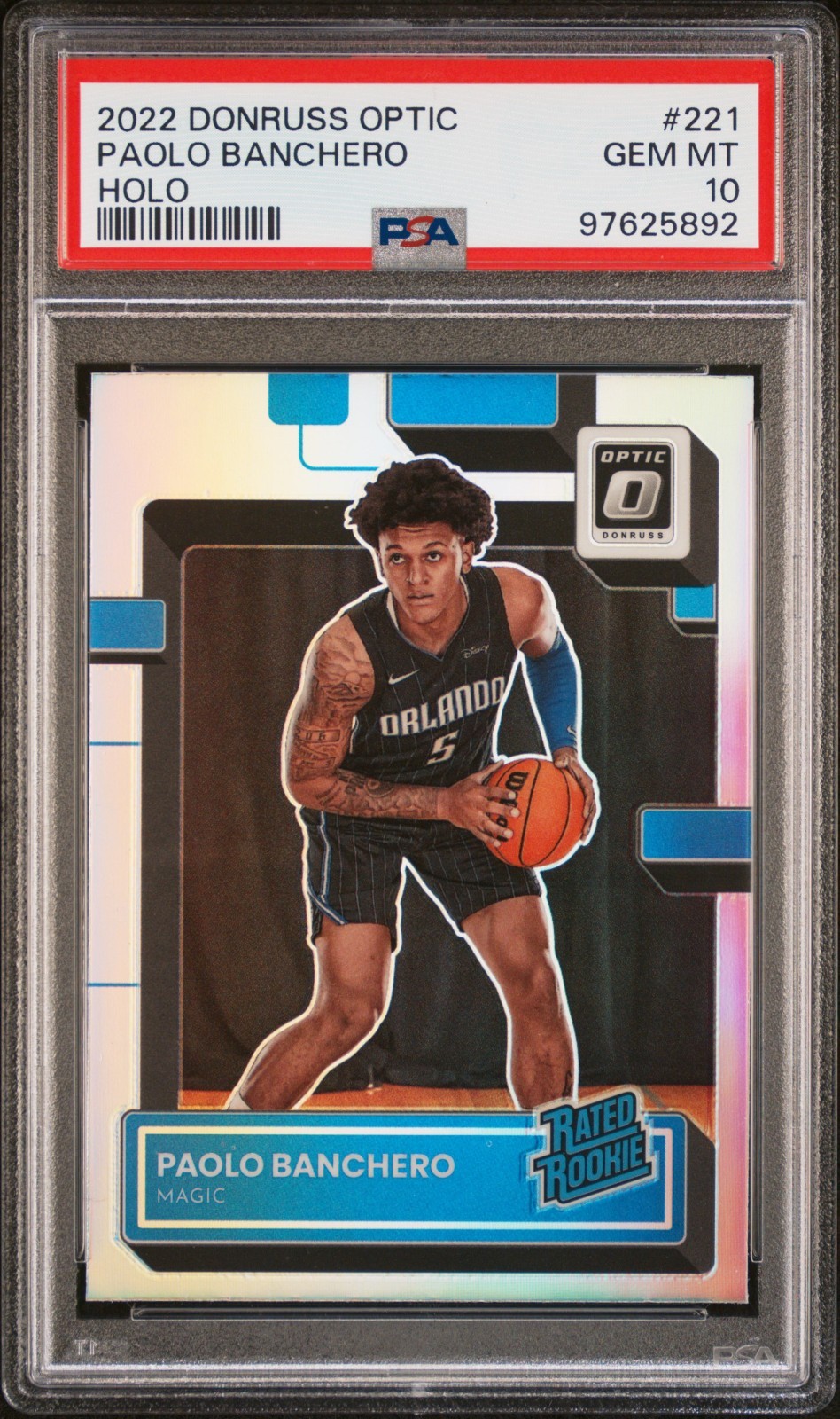Paolo Banchero 2022 Optic #221 Holo Price Guide - Sports Card Investor