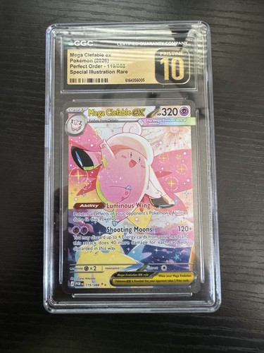 clefable ex pokemon card value ME03: Perfect Order Mega #103/088 Ultra Rare Pokemon card featuring Clefable ex Clefable ex #66 Prices |