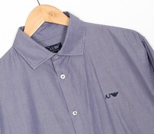 AJ ARMANI JEANS Camicia Uomo Taglia XXL Extra Slim Fit Manica Lunga VR3132