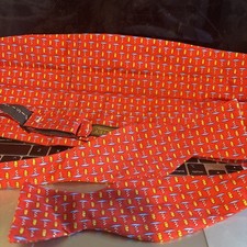 PETER BLAIR CUMMERBUND/Bow Tie SET 100 SILK Corkscrews