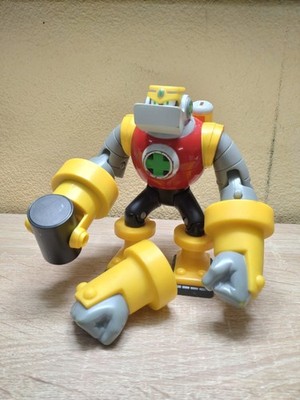 Vintage 2002 Capcom Megaman Mega Man Rockman EXE Gutsman Action Figur