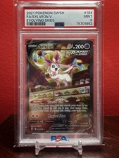 Sylveon V (Alternate Full Art) 184/203 SWSH07: Evolving Skies Holo on eBay