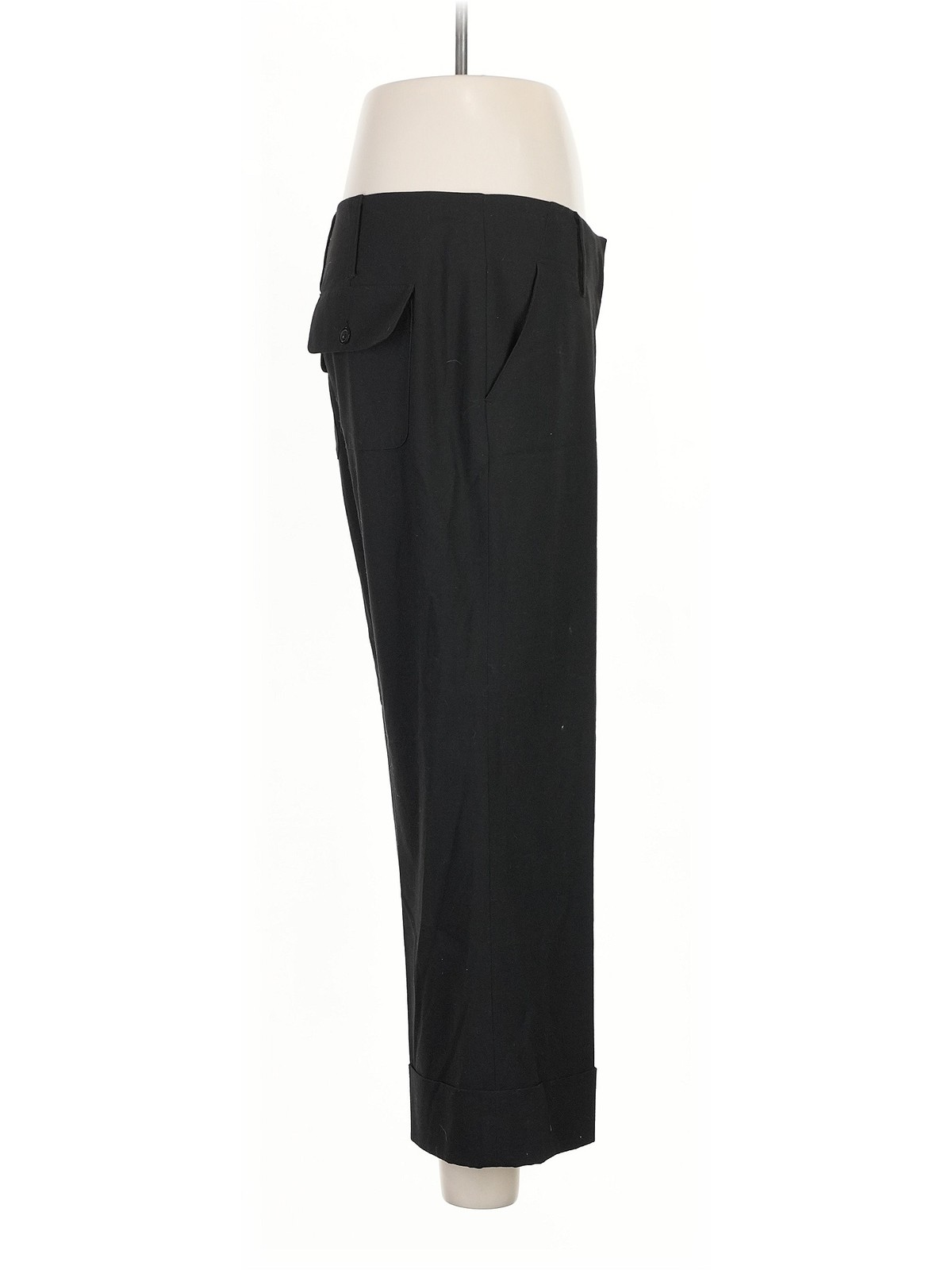 MICHAEL Michael Kors Women Black Dress Pants 8 thumbnail 3