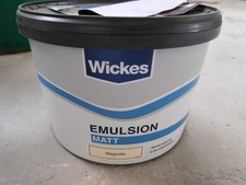 Wickes Matt Emulsion Paint - Magnolia, 10L  0.87 per litre