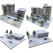 Outland 1:150 Scale Buildings Model City Railway Layout House Office Scene Model
