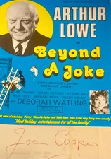 JOAN COOPER DADS ARMY DOLLY GODFREY THEATRE FLYER AND AUTOGRAPH Signed POW#99