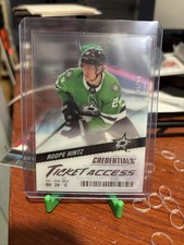 2024 Upper Deck Credentials Acetate Ticket Access 95/99 Roope Hintz #TA-RH 1s2i