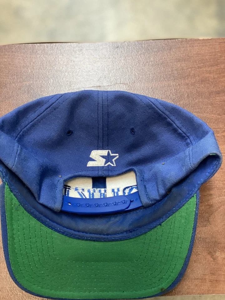 Boné Snapback Duke Blue Devils Anos 90 Vintage Starter Flames - Imagem 2 de 2