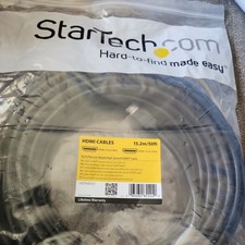 StarTech HDMM50 50ft High Speed HDMI Cable M/M 4K 30Hz sealed new shielded