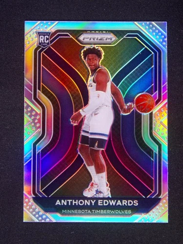 2020-21 Panini Prizm Anthony Edwards #258 RC Rookie Silver #F02