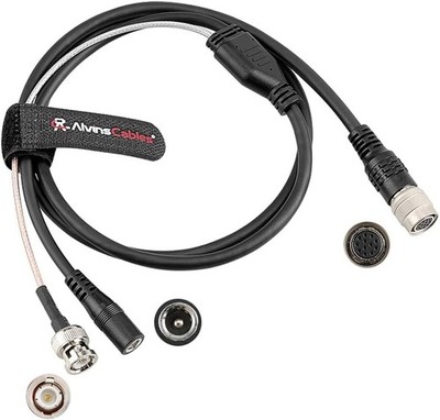Hirose 12 Pin Female BNC DC Female Industrial Cable for Sony CCD Industrial 3m