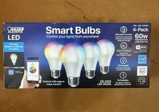 4 Pack 40 W LED Smart Bulbs