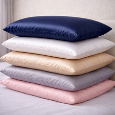 100 Mulberry Silk Pillowcase, 22 Momme 6A Grade, Hidden Zipper, Gift