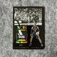 2015-16 Panini Noir Paul Millsap Tag Game-Worn 4/5 Jersey Number KX36