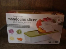 Faberware mandoline slicer 4 set plus storage case