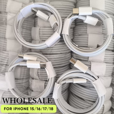 PD 60W USB C to Type C Fast Charger Cord Lot For iPhone 17 16 15 18 Duo Pro Max
