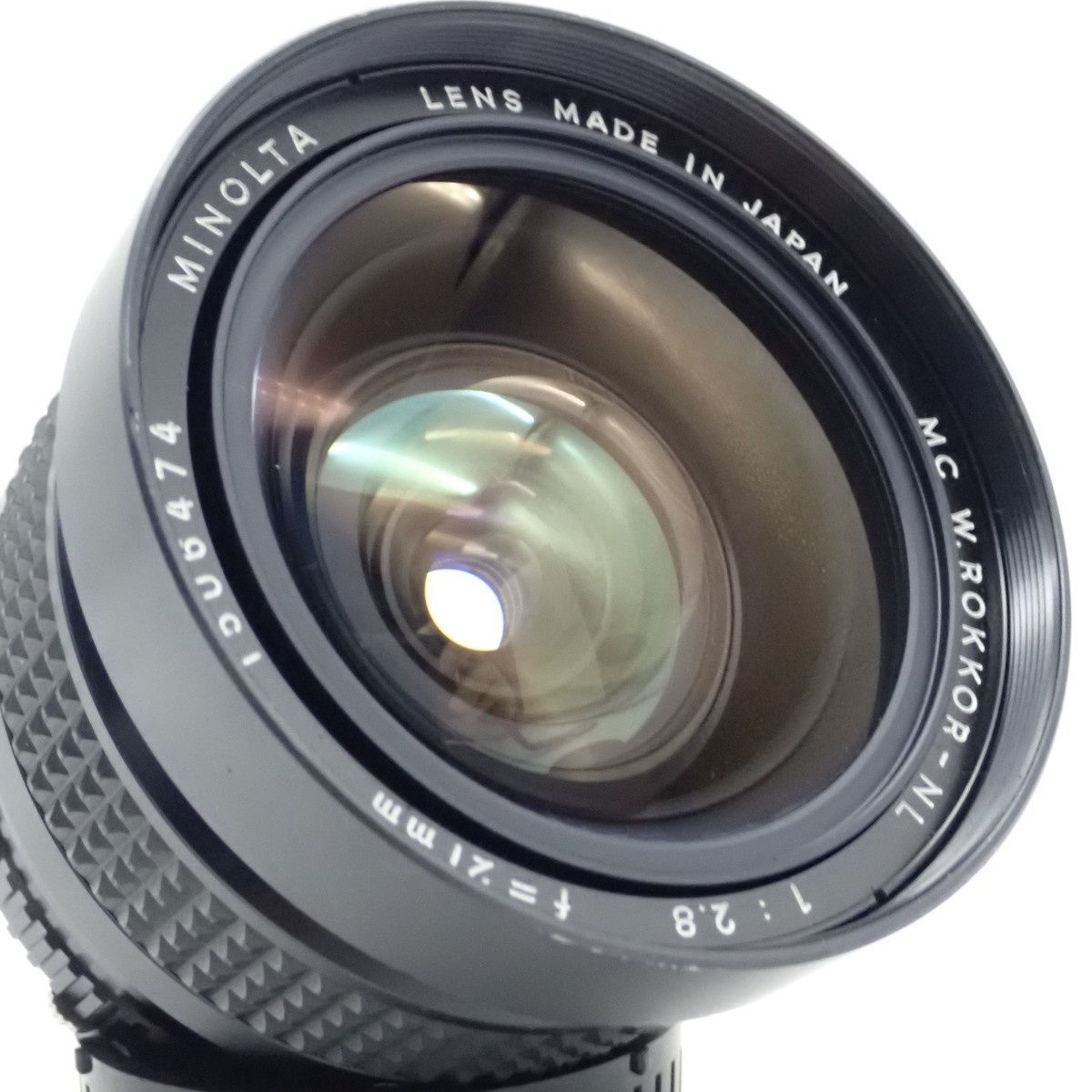 Minolta MC W Rokkor NL 21mm f2.8 Ultra wide angle lens Late JAPAN