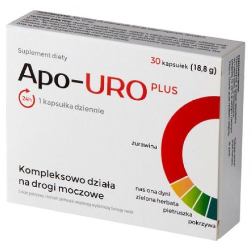 Polskie Suplementy Apo-Uro Plus 30 Kap Urinary System Prostate Suplement - Image 2