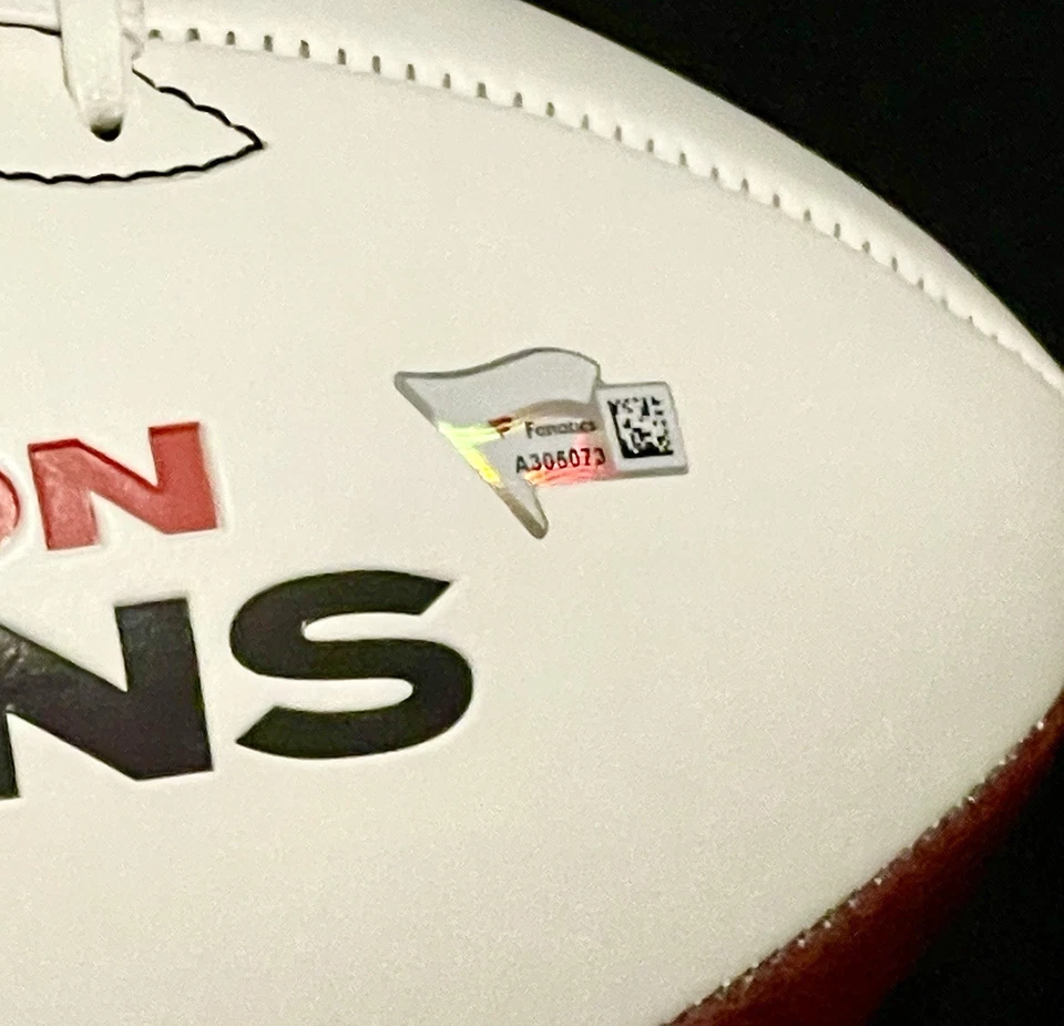 JJ Watt Signed Wilson NFL Logo Houston Texans Football Auto *Fanatics Authentic* - Image 3 of 4