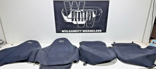 Rough Country Jeep Tj Wrangler 03-06 Black Neoprene Front Seat Cover Pair Cctj17 Rough Country Jeep Tj Wrangler 03-06 Black Neoprene Front Seat Cover Pair Cctj17