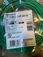 Southwire 50 ft., 16 ga 2-Conductor Copper CL3R Wire in Green, 57036507 NEW 