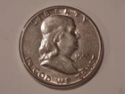 1955 FRANKLIN HALF DOLLAR 50C US COIN IN CLEAR CAPSULE CIRCULATED 90% SILVER