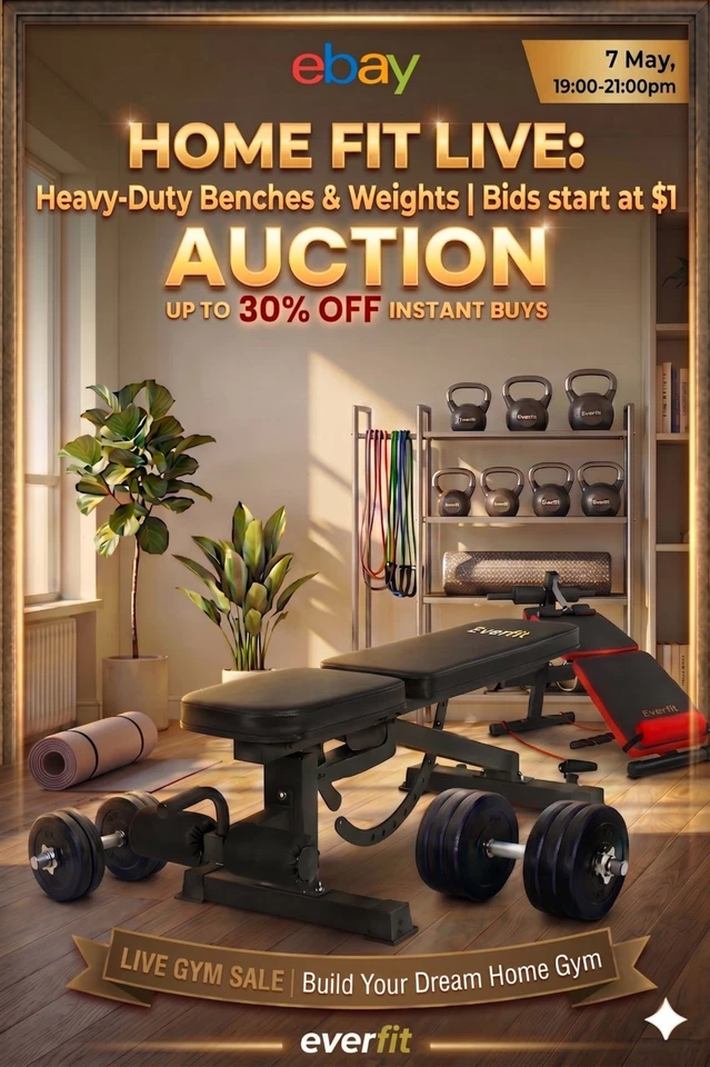 Up to 30% OFF! Home Setup Sale: Fitness Equipment and Desks