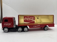 Vintage 1980 Buddy L Coca Cola Mack Truck With Trailer