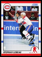 Stephan Lebeau, 1990-91 Score American, #262, Montreal Canadiens, RC