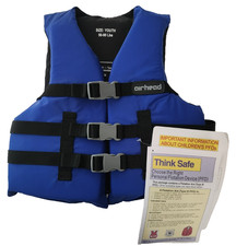 AIRHEAD Water Ski Vest Life Jacket Flotation Unisex Boating Size Youth 50-90 Lbs