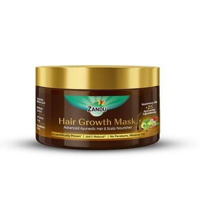 Zandu HAIR GROWTH Mask 200g (7.05 oz) for Hair Fall Control & Deep Nourishment