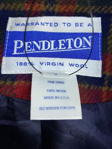 PENDLETON/Blouson/L/Wool/RED/Check - image 4