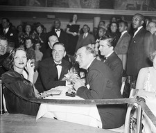 New York - Marlene Dietrich glamourous film star visited Cotton Cl- Old Photo