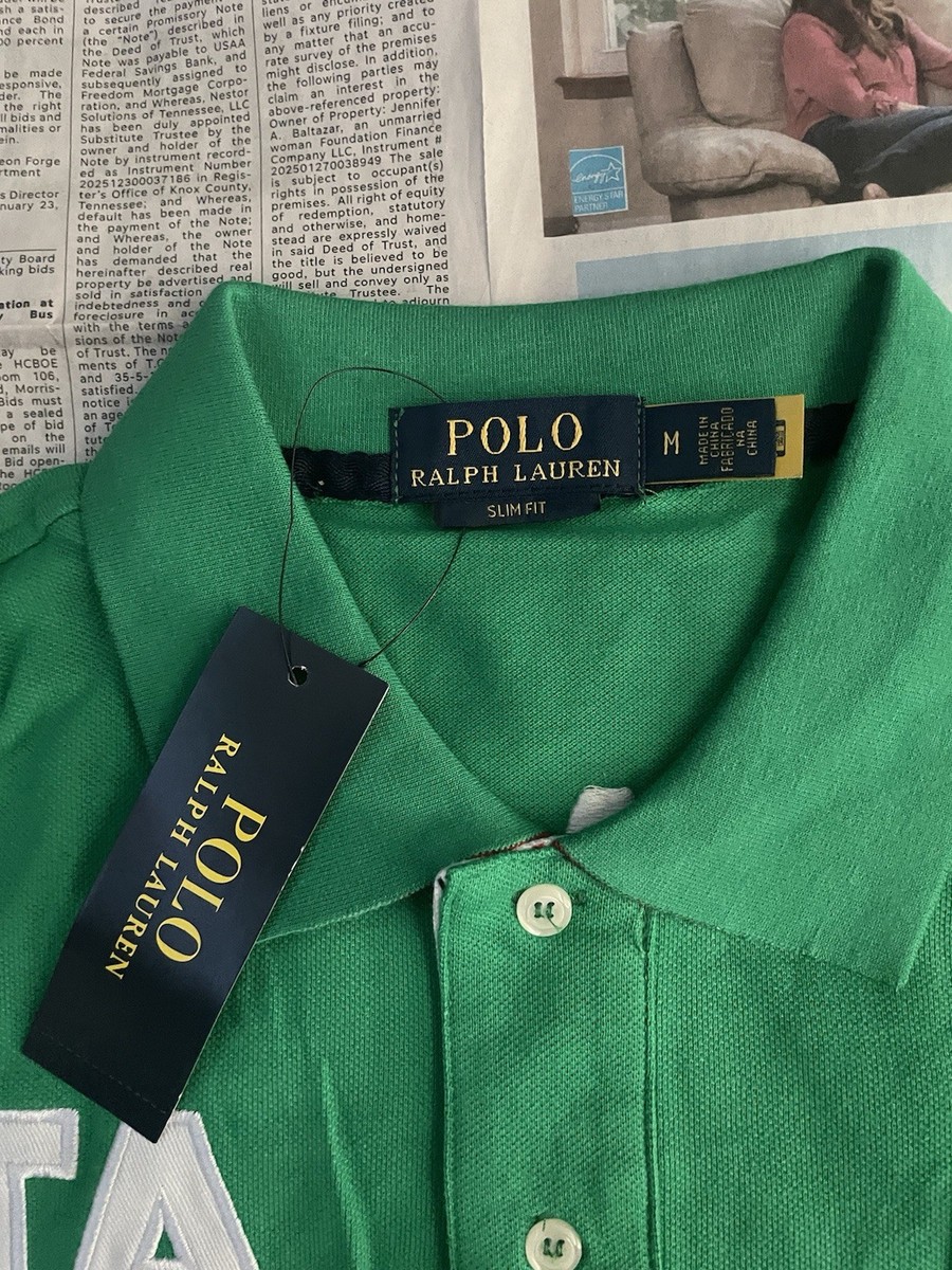 Polo Ralph Laurens Chief Keef Italy's Men's Slim Fit Polo Shirt M