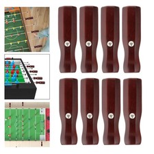 8x Soccer Table Handles Foosball Table Rod End Caps with Screws Foosball Handle