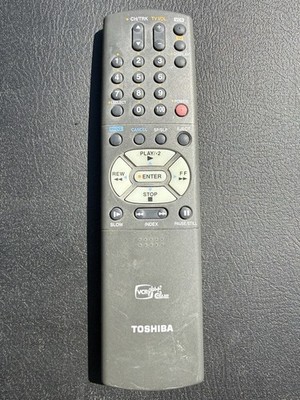 Toshiba VC808 Black Portable VCR Plus 3 Cable Box Control Remote Control
