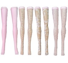 Bubblegum Pink stockings to fit 11-12" High Heeled Fashion dolls such as Barbie,