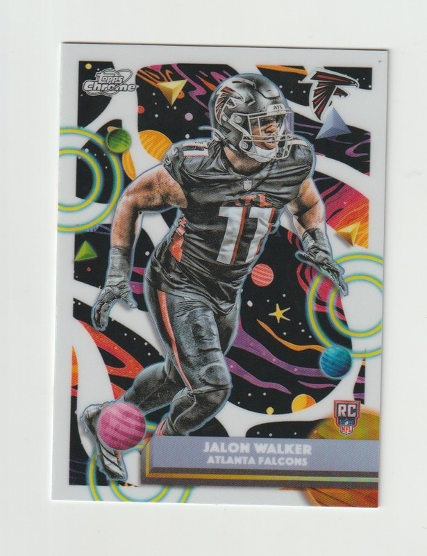 2025 Topps Chrome Cosmic Jalon Walker RC White Hole SP Falcons #104 *BCGUYS*